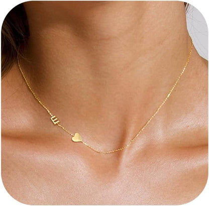 AMIA | Initial Heart Necklace